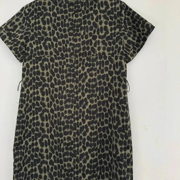 Banana Republic Green Animal Print Sheath Dress - Picture 7 of 7